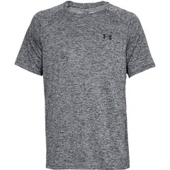 Under Armour 1326413 Men’s UA Tech 2.0 Training T-Shirt, Black/Graphite, Small