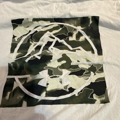 Under Armour White Graphic Camo Logo Tee Crew Neck Short Sleeve Men’s L Loose