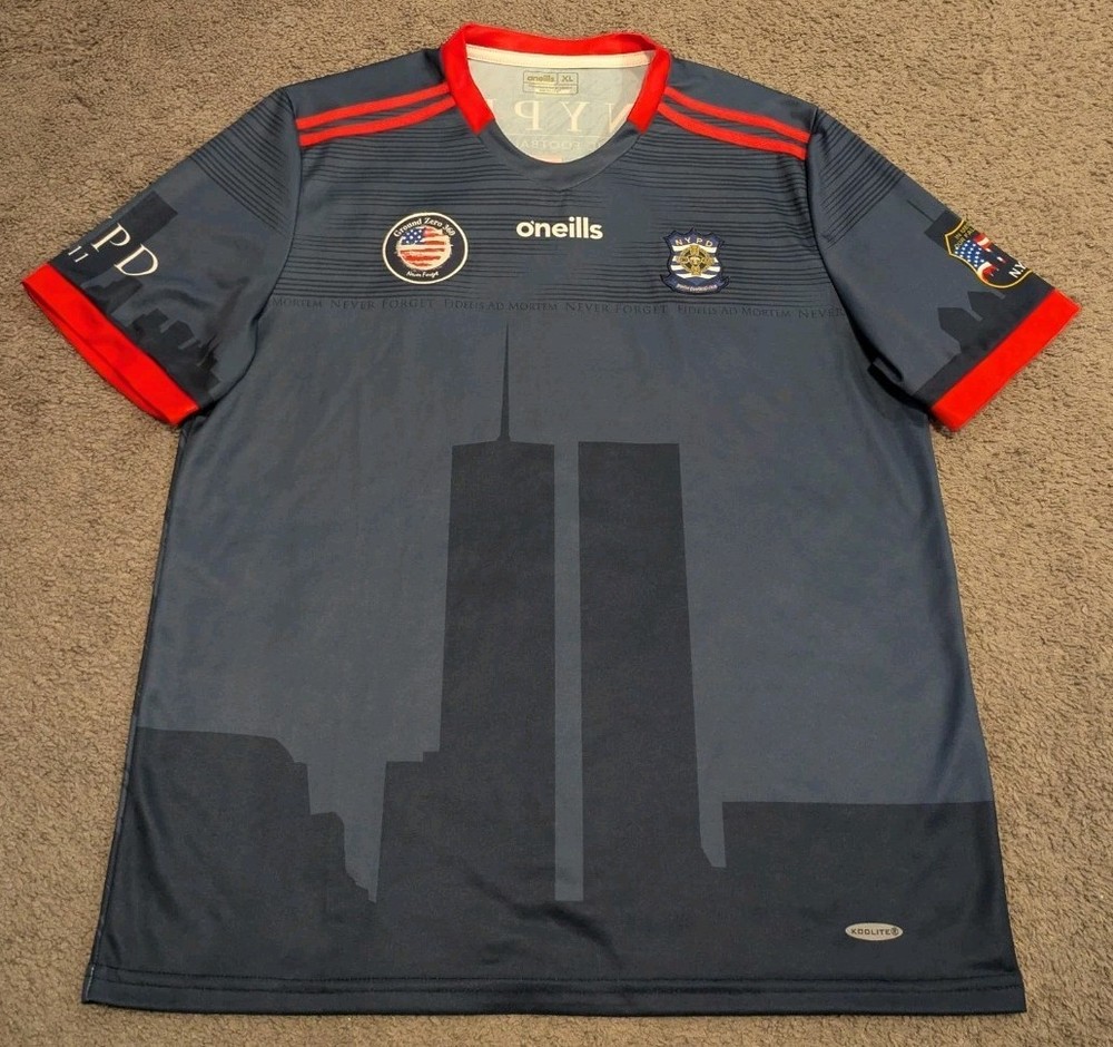 O’Neills NYPD Gaelic Football Club 9/11 Ground Zero Never Forget Jersey Men’s