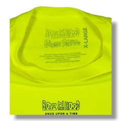 Boyz N The Hood Neon Yellow Long Sleeve Crew Neck T-Shirt Men’s Size XL