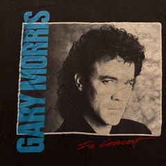 Vintage Sportswear Gary Morris In Concert Country Music Singer T-Shirt Men Large