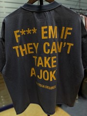 BRAND NEW – Bottega Desires Tee T-Shirt F**k Joke (XL) Blue