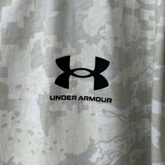 Under Armour 4XL Camo T Shirt Mens Beige Desert Digital Camo Loose Fit Tee