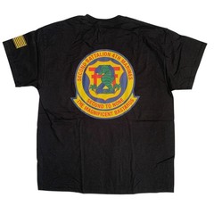 USMC Men’s Size M 2nd Battalion 4Th Marines Short Sleeve Black T-Shirt Brand New