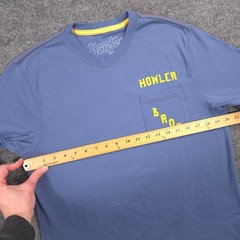 Howler Bros Prickly Pear Pocket T Shirt Mens M Blue Heed The Call Austin Texas
