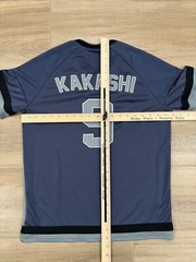 Naruto Men’s Anbu T-Shirt SMALL Kakashi Hatake Black Ops Unit Blue Box Lunch EUC