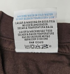 Pro Club Heavyweight Crew Neck T-Shirt Large Brown