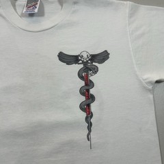 Vintage Military Medicine Obscure Graphic Shirt Size M “You Stab Em We Slab Em”