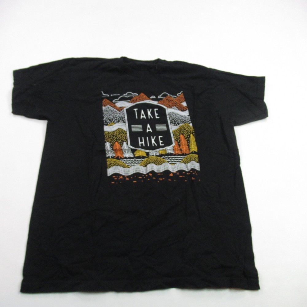 Ann Arbor Shirt Mens XL Short Sleeve Casual Black Crew Neck Lightweight Hiking