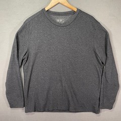 Mondetta Outdoor Project Long Sleeve Shirt Mens L Gray Excellent Polygiene Tee