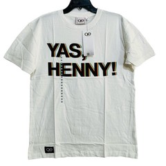 Queer Eye Yas Henny Graphic T-shirt Medium White Rainbow Shadow Short Sleeve NWT
