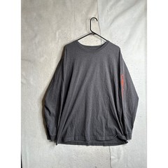 Carhartt Mens Loose Fit Long Sleeve Graphic Logo T-Shirt Charcoal Gray XL K231