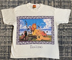Vintage 1996 Disney’s The Lion King Movie Promo T Shirt Sz L Simba Timon Pumbaa