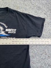 Shanghai Nobby’s Adult Large Black T Shirt Rare Nobfest II 2013 Music Festival