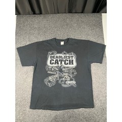 Deadliest Catch Discovery Channel T-Shirt Mens XL Black 2009 Graphic Tee Alaska