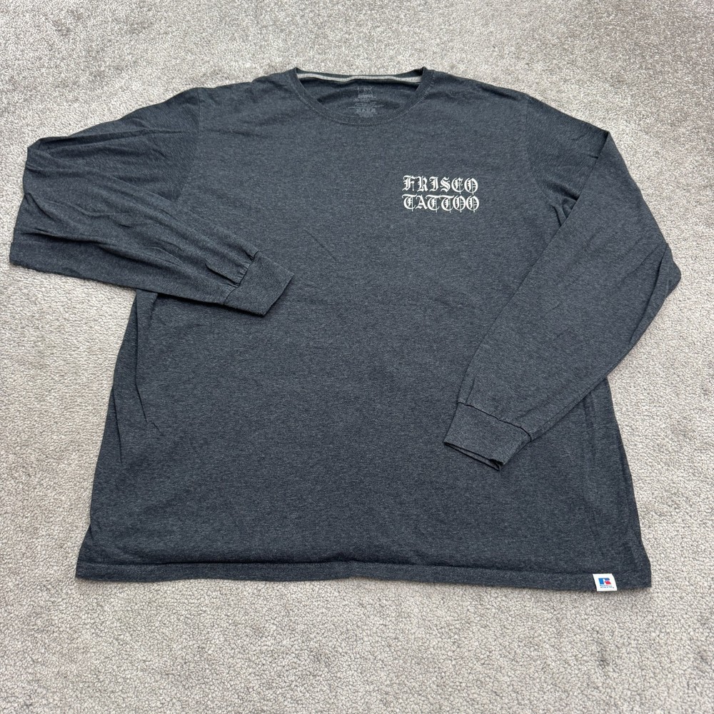 Russell Frisco Tattoo Mission District SF 2024 Graphic LS T-Shirt Mens XL Tee
