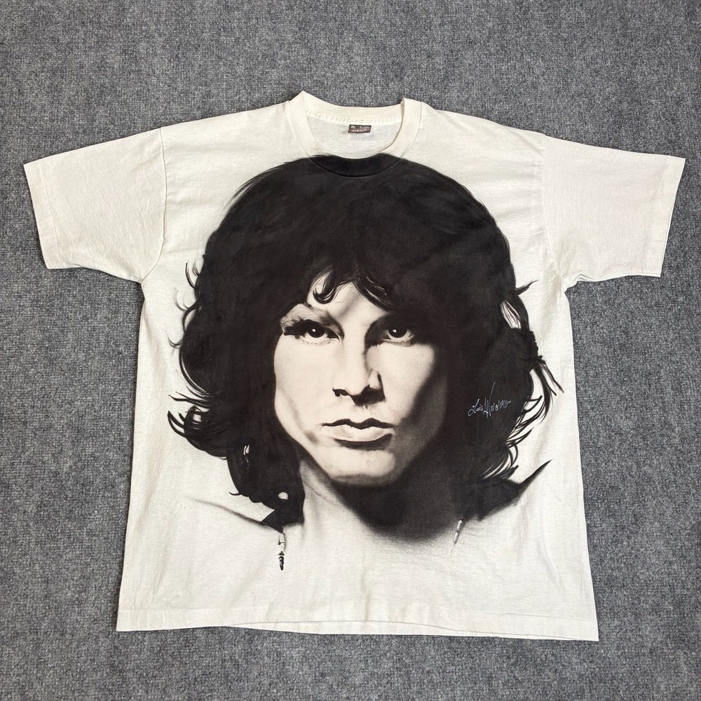 Vintage 90s The Doors Jim Morrison Portrait Graphic T-Shirt
