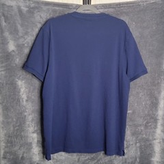 J.Crew Henley Shirt Mens XXL Blue Short Sleeve Cotton Knit Preppy Classic Casual