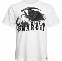Men’s Metal Mulisha Sons Of Anarchy SOA Tee Shirts Reaper Scythe Chopper S-XXL