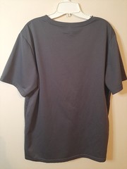 NASA Dare to Explore The Unknown Space Man Graphic T-Shirt Gray Large–EUC!