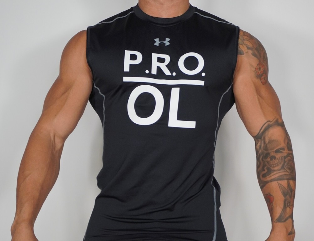 MEN’S “P.R.O. OL” COMPRESSION SHIRT SIZE 2XL