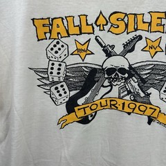 Vintage Fall Silent Shirt Mens Large Punk Thrash Metal 1997 Reno Tour Skatercore