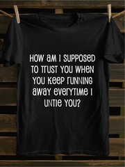 Men’s Funny Sarcastic How Can I Trust You T Shirt Soft Retro Hr & Pop Culture