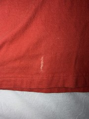 Karl Kani Jeans Red T-Shirt Mens Large Embroidered Logo Hip Hop Streetwear