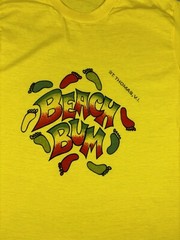 Vintage 70s Beach Bums Surf T-Shirt size XL