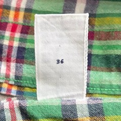 Ralph Lauren Blake Madras Check Short Sleeve Shirt XL Red Pony Made in India Fo