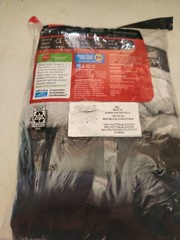 Hanes Tagless T-Shirts Crew Neck Black Blue Gray Size 3XL Bag 6 Count