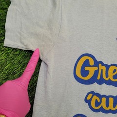 Vintage 80s Great Dad Shirt M/L 20×26 Blue Single-Stitch