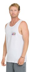 Quiksilver Men’s QS International Tank Top – Regular Fit, White – New