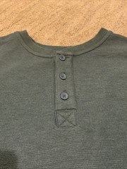 Red Head Thermal Henley Shirt Lot of 2 Mens 2XLT Stretch Waffle Knit Long Sleeve