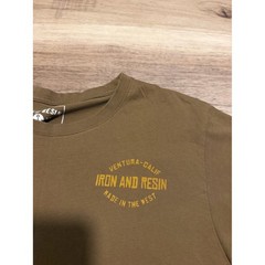 Iron Resin Men’s 100% Organic Cotton T-shirt XL Brown Lightweight