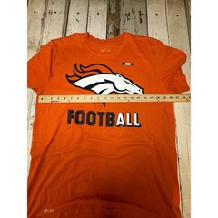 Denver Bronco Nike Dri-Fit Tee NFL Big Mascot Graphic On Field Men’s Size Large