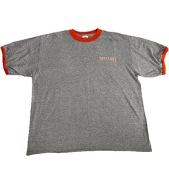 Vintage Tennessee Volunteers Mens XL Gray Orange T Shirt Short Sleeve