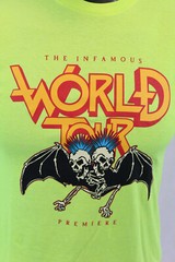 JJ DESIGN MEN S/S WORLD TOUR SPEAK OF T-SHIRT VOLT GREEN/MULTICOLOR 216785