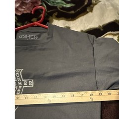 Usher Confessions Tour 2024 T Shirt Gray Size Medium Unisex Band T Shirt
