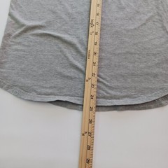 Sport-Tek 3/4 Sleeve Men’s Gray & Blue Cotton Reglan T-Shirt Size XS RN#90836