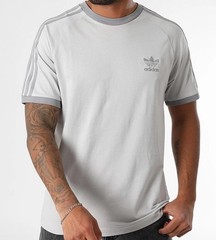 ADIDAS ORIGINALS 3-STRIPES CALIFORNIA TREFOIL SHIRT JN7016 Gray Men’s 2XL NWT