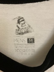 Suavecito Men’s White/Black Baseball Tee – Medium