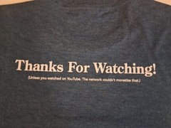 The Late Show With Stephen Colbert Last Show Tee Shirt – Medium