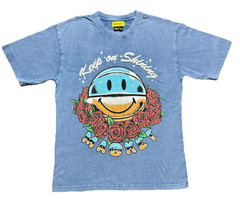 China Market Smiley Keep On Shining Basketball Mens Large Puffy Graphic Limited