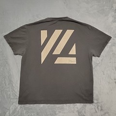 YoungLA Shirt Mens Large Gray Gym Fitness Workout Bodybuilding Graphic Retro