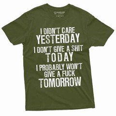 Men’s Funny Sarcastic Shirt With Saying Rude Offensive Tee Birthday Gift Shirt