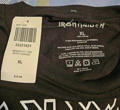 Iron Maiden The Number Of The Beast Black Graphic Print T-Shirt Size XL NWT