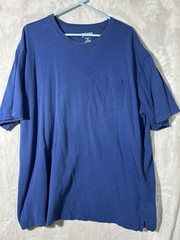 Duluth Trading Co. Pocket Longtail T-Shirt Blue in Color Size 2XL