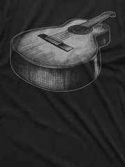 Guitar 3D T-shirt Guitarist gift musician music country shirt guitar player tee
