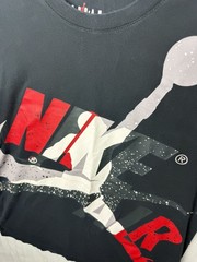 Nike Michael Jordan Jumpman TShirt Sz. L Classic Logo Cement Red Black Big Print